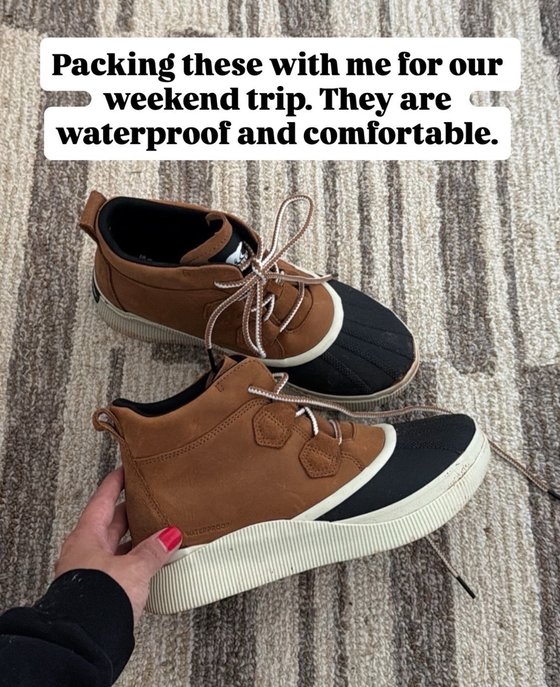 They fit tts and are waterproof. I also like that I can wear thick socks and they are still comfortable. 



#LTKMidsize #LTKActive #LTKWorkwear