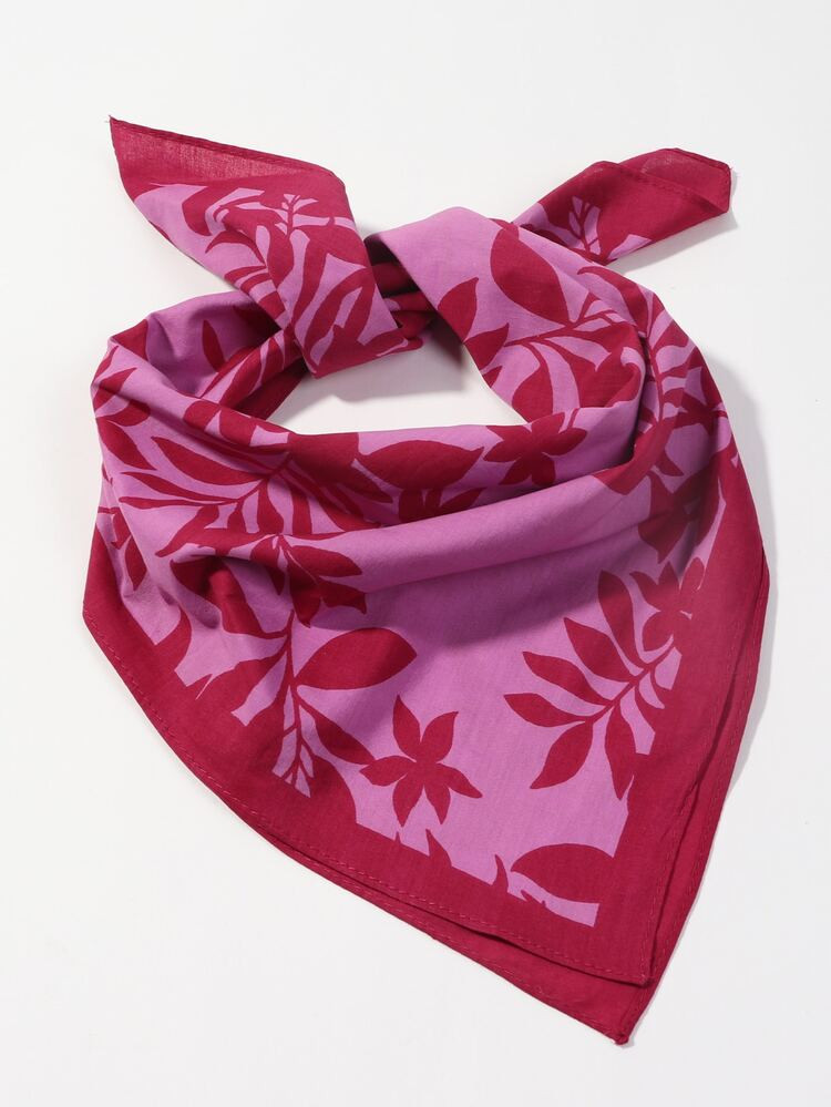 Bandana met bladprint | SHEIN