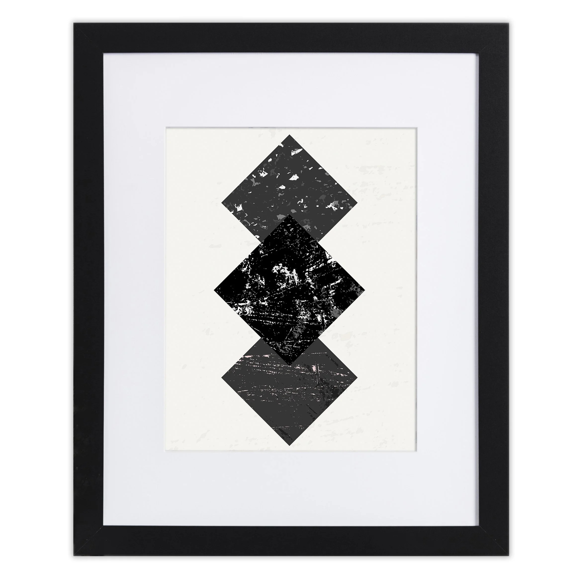 11x14 Picture Frame Matted for 8x10, Black Wood Photo Frame | Walmart (US)