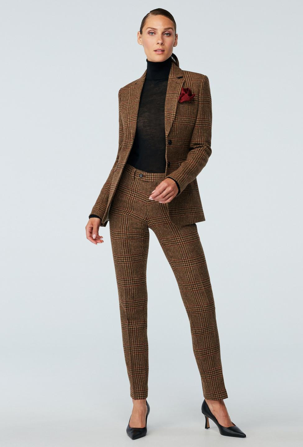 Belford Plaid with Burgundy Suit | Indochino