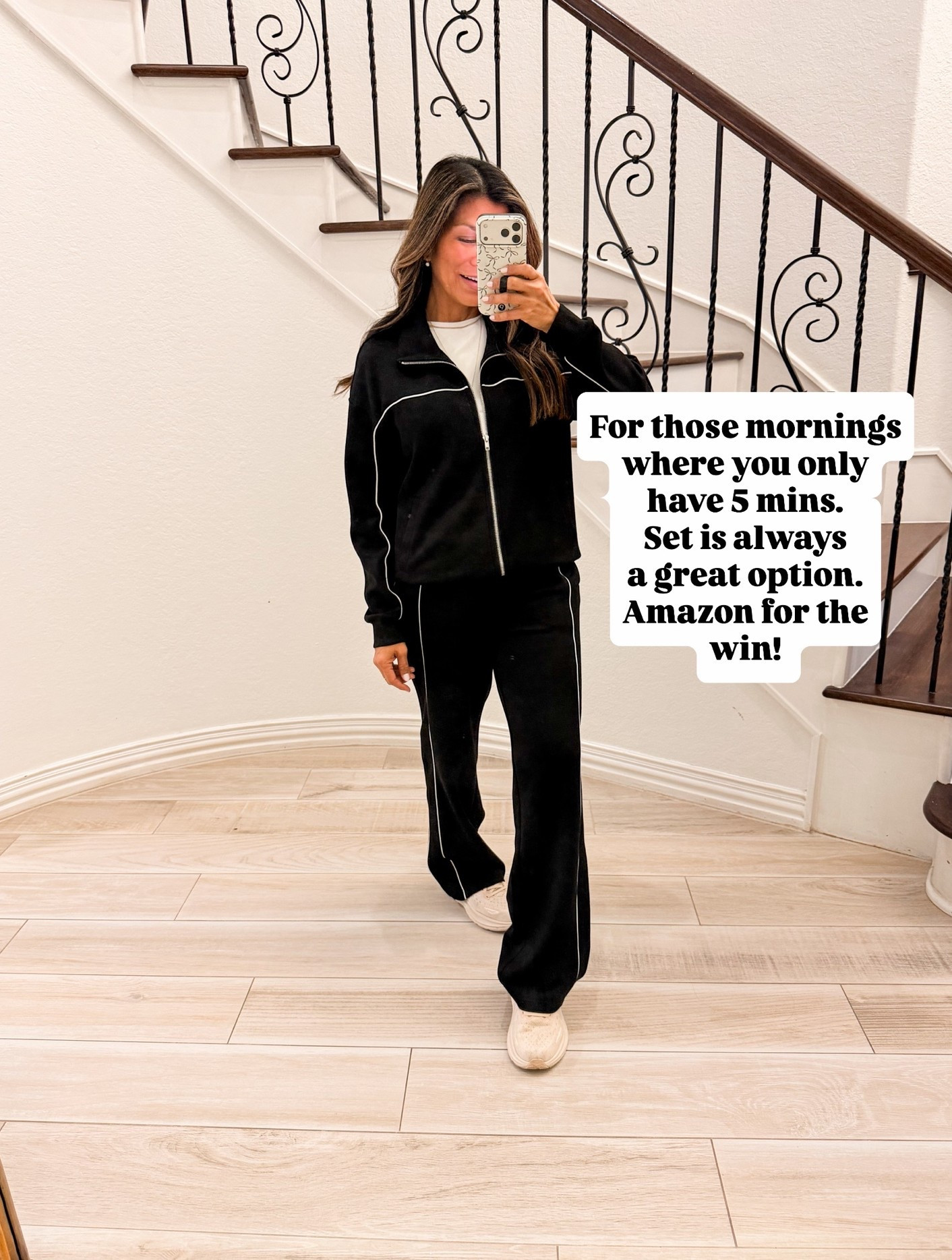 I’m 5’2” 118#ish for reference 
Set in size small tts-scuba knit material. 
White tee I sized up to medium.
Sneakers tts. 
Fall outfit, Amazon finds, over 50 style, midlife fashion, petite fashion,midlife women, affordable fashion, fashion over40

#LTKPetite #LTKOver40 #LTKmomlife