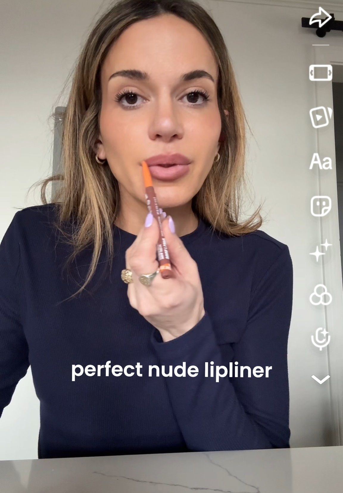 wearing shade nude flip
