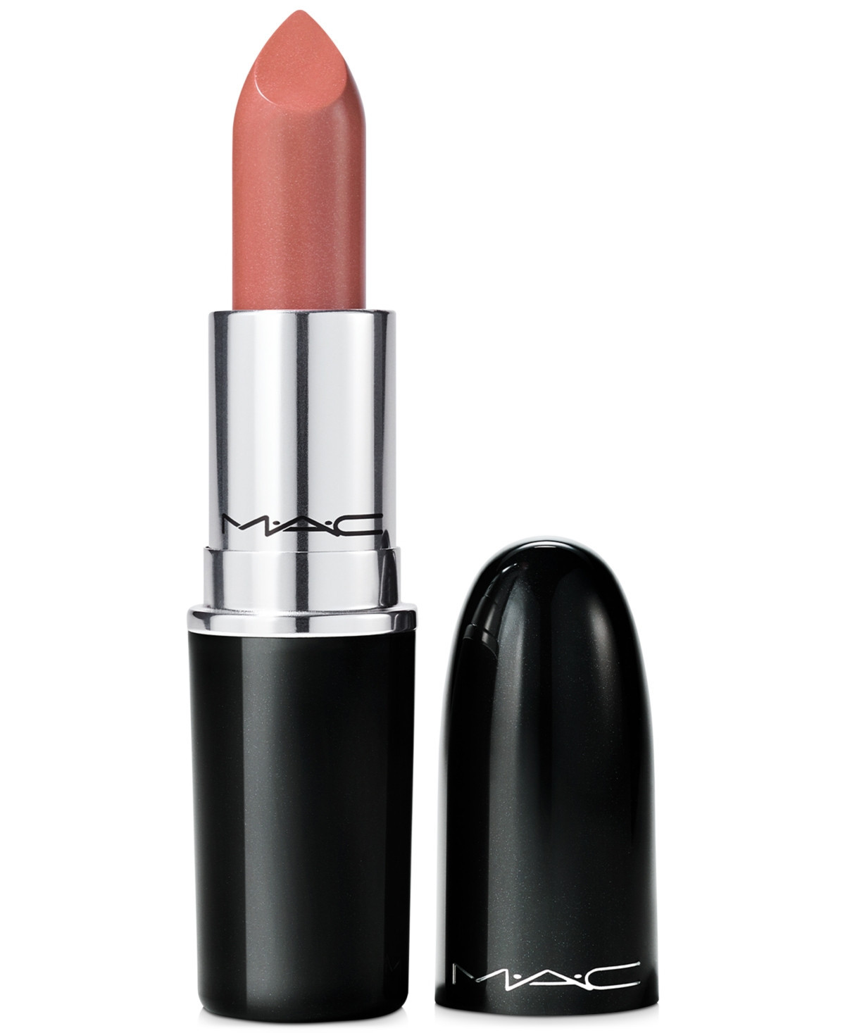 Mac Lustreglass Sheer-Shine Lipstick - Thanks, It's MAC (taupey pink nude with | Macy's