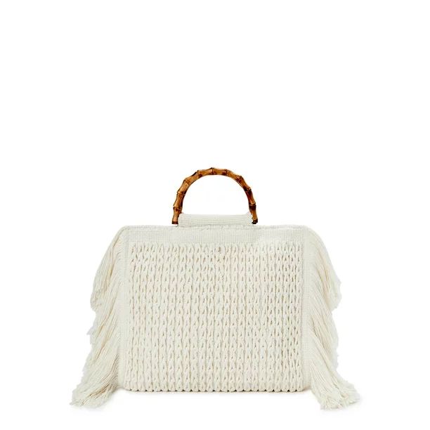 Scoop Fringed Carpet Bag | Walmart (US)