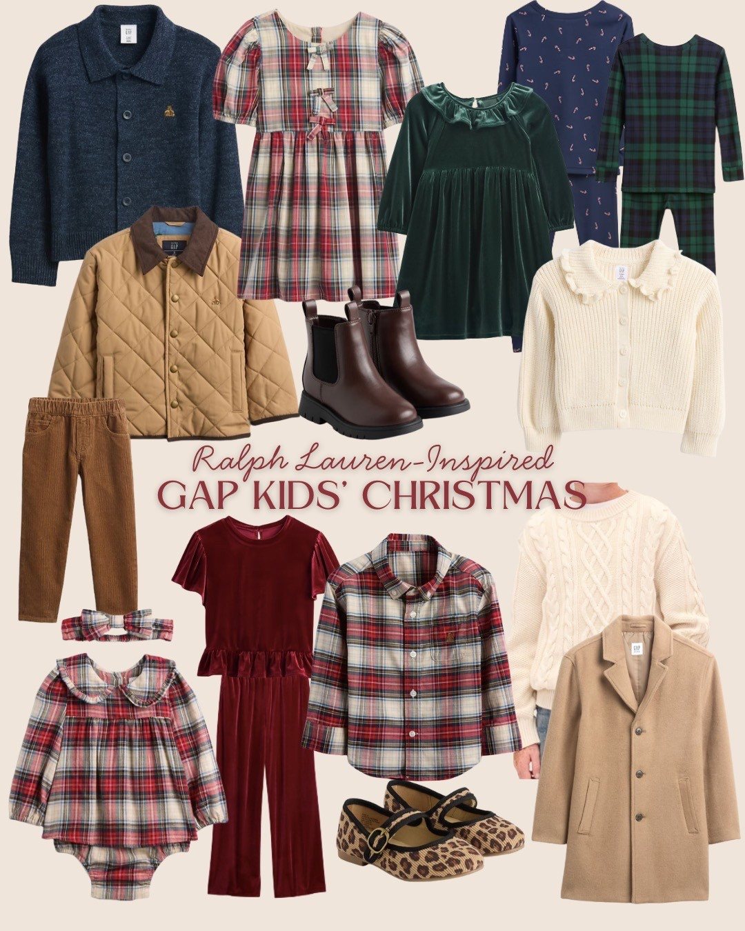 Look for less Christmas outfits  Ralph Lauren-inspired Christmas
Outfits for kids. GAP has the cutest kids Christmas outfits and Ralph Lauren style is on trend this Christmas! Let’s create the look for less! 

#LTKBaby #LTKKids #LTKHoliday