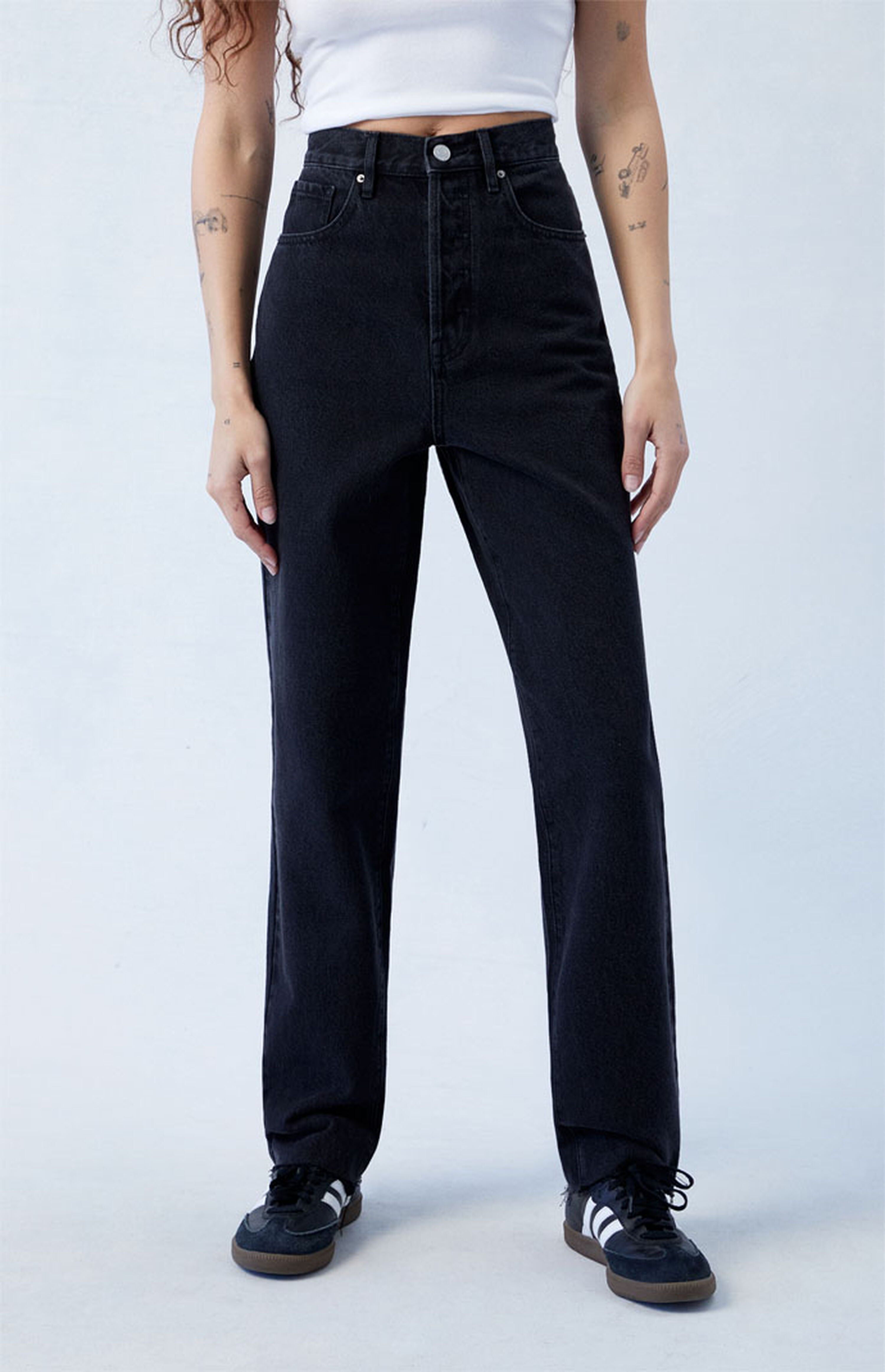PacSun Eco Black Dad Jeans | PacSun