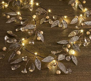 Rustic Leaf String Lights | Pottery Barn (US)