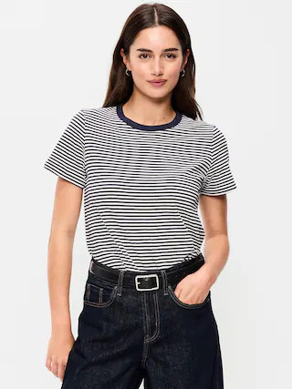 EveryWear Crew-Neck Striped T-Shirt | Old Navy (US)