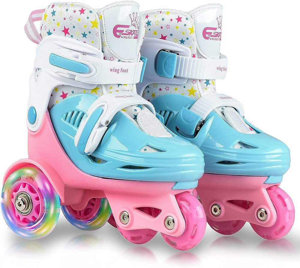 Adjustable Roller Skates (Shoe Size 12c - 3Y) | Amazon (US)