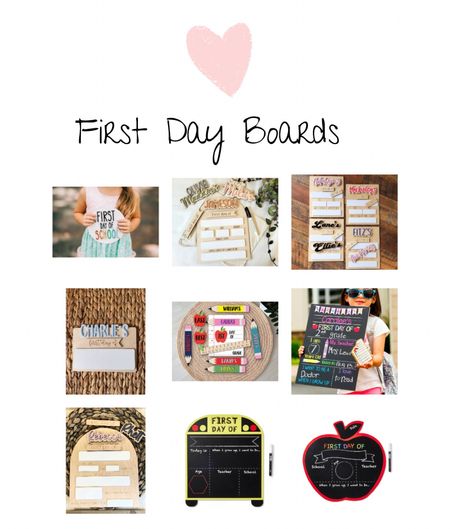 First Day Boards #target #etsy #smallshop #backtoschool #firstday #boards 

#LTKFind #LTKkids #LTKBacktoSchool