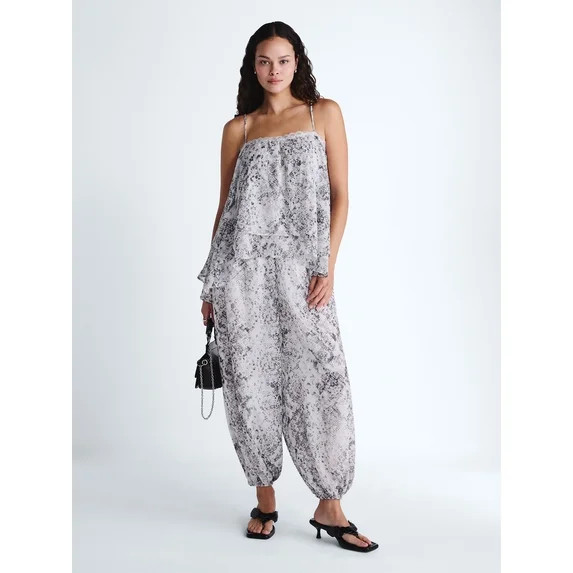 Scoop Women's and Women's Plus Flowy Double Layer Tank Top, Sizes XS-4X | Walmart (US)