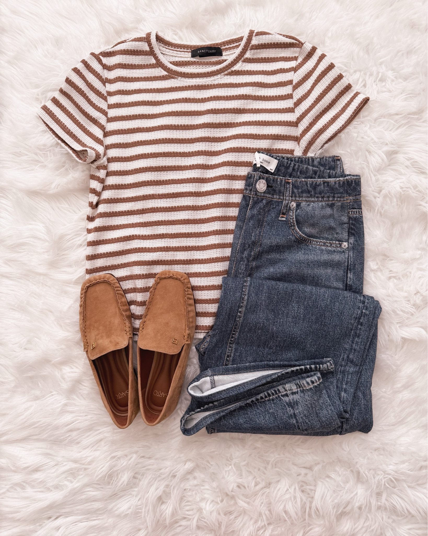 The sweatpants jeans from the sale do not disappoint! But petite girls beware they are longer in length. 

 #LTKSeasonal #LTKOver40 #LTKSaleAlert