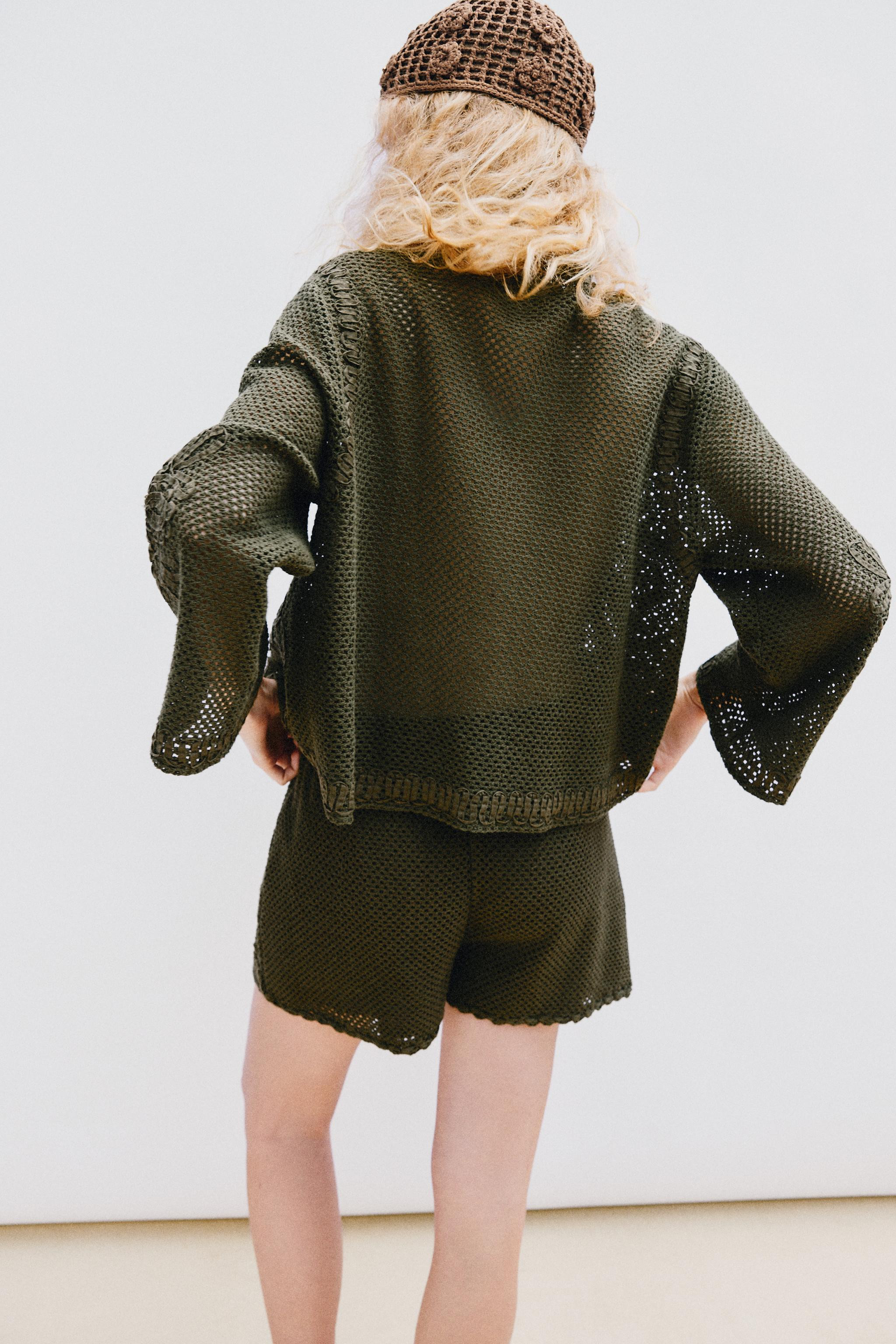 COMBINATION CROCHET JACKET | Zara US