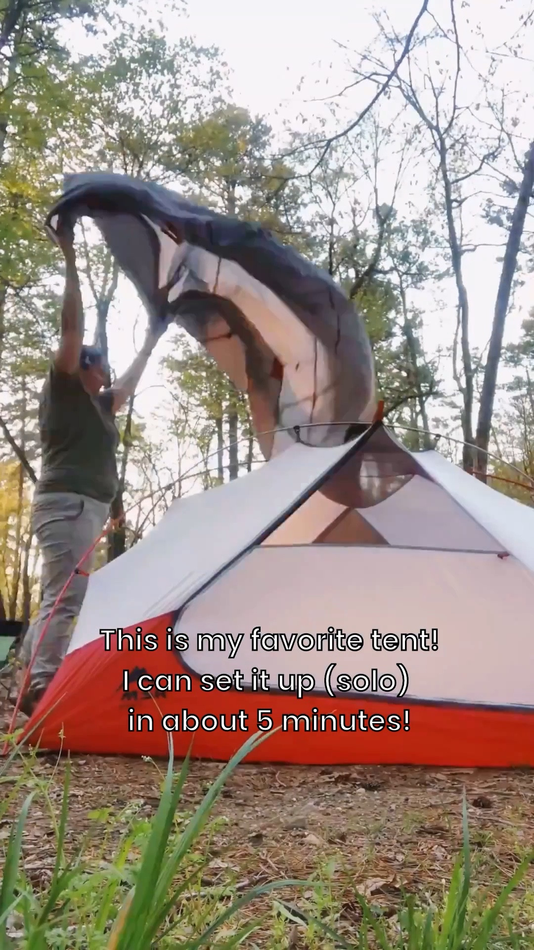 I’ve had this tent for YEARS! When my kids were little we could easily fit all three of us in it. Now, it’s great for two of us while the other takes the hammock. I love this tent because it’s a backpacking tent that works great for car camping, backpacking, or canoe camping. It sets up so quickly, has a rainfly and small vestibule and is just as easy to pack up when we’re done. 

#LTKActive #LTKMidsize