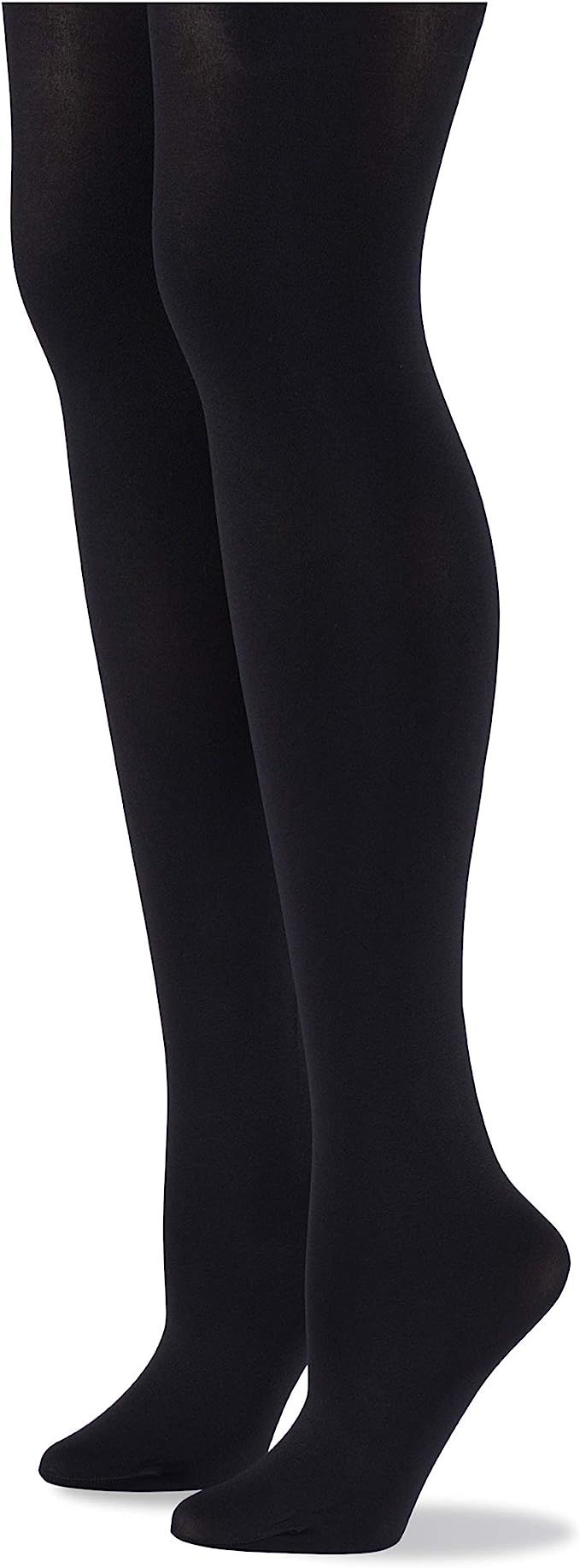 No Nonsense womens Super-opaque Control-top Tights | Amazon (US)