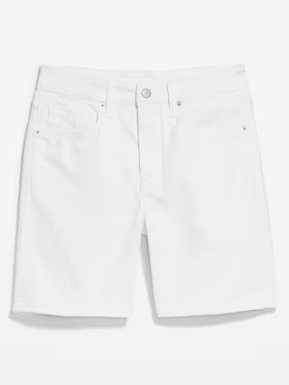 High-Waisted OG Button-Fly Jean Shorts -- 7-inch inseam | Old Navy (US)