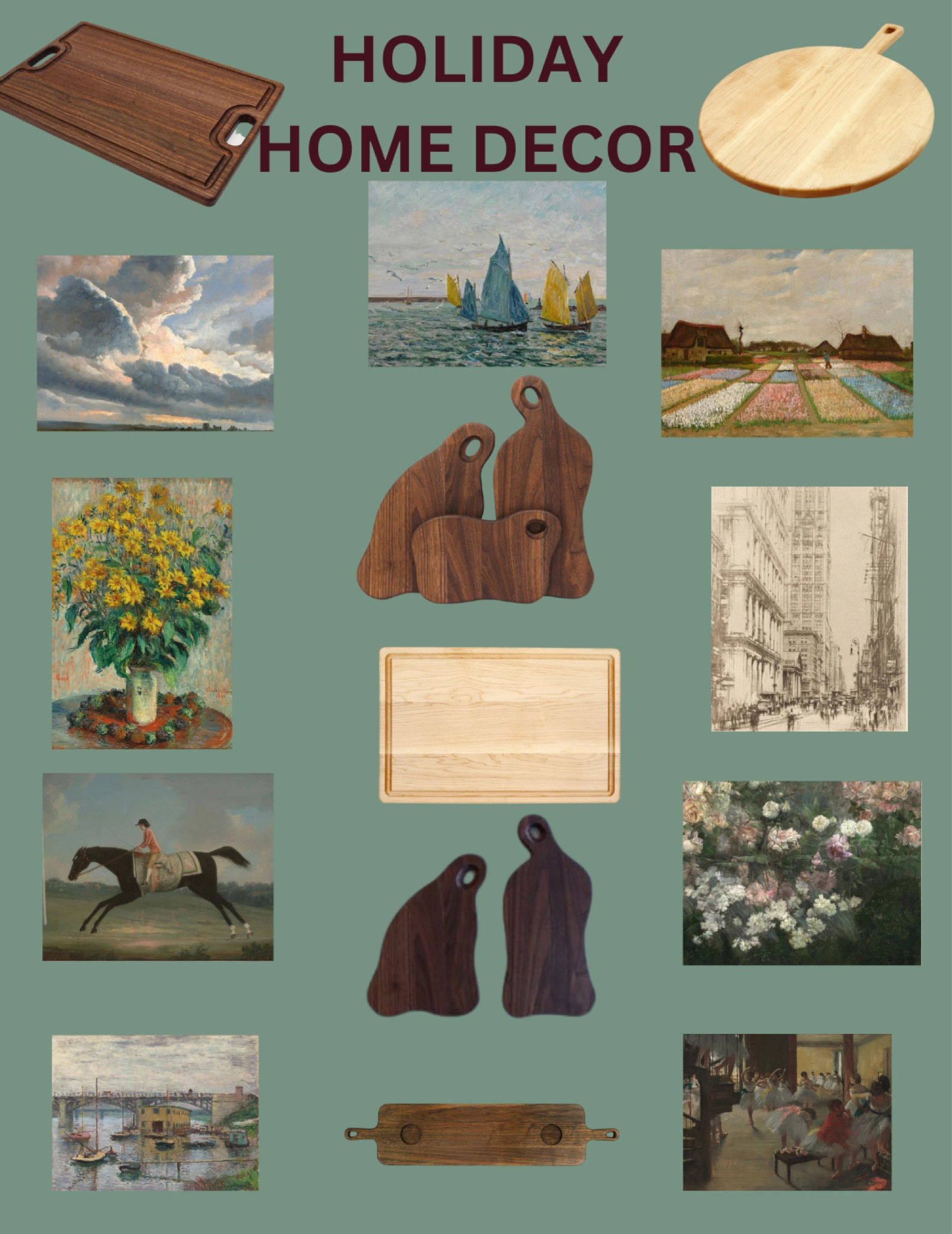 Holiday Home Decor 


#marishome #charcuterieboard #weddingpresent #nativity #digitalprint

#LTKfindsunder100 #LTKfindsunder50 #LTKhome