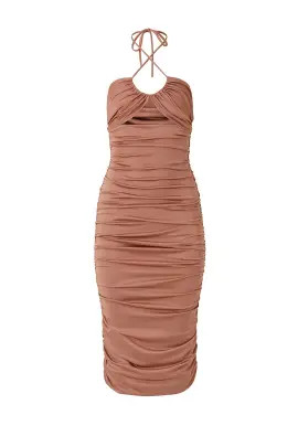 Lead On Halter Midi Dress | Rent the Runway