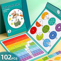 Magnetic Fraction Demonstration Book, Magnetic Fraction Tiles, Fractions Manipulatives, Score Disk Demonstrator | AliExpress (US)