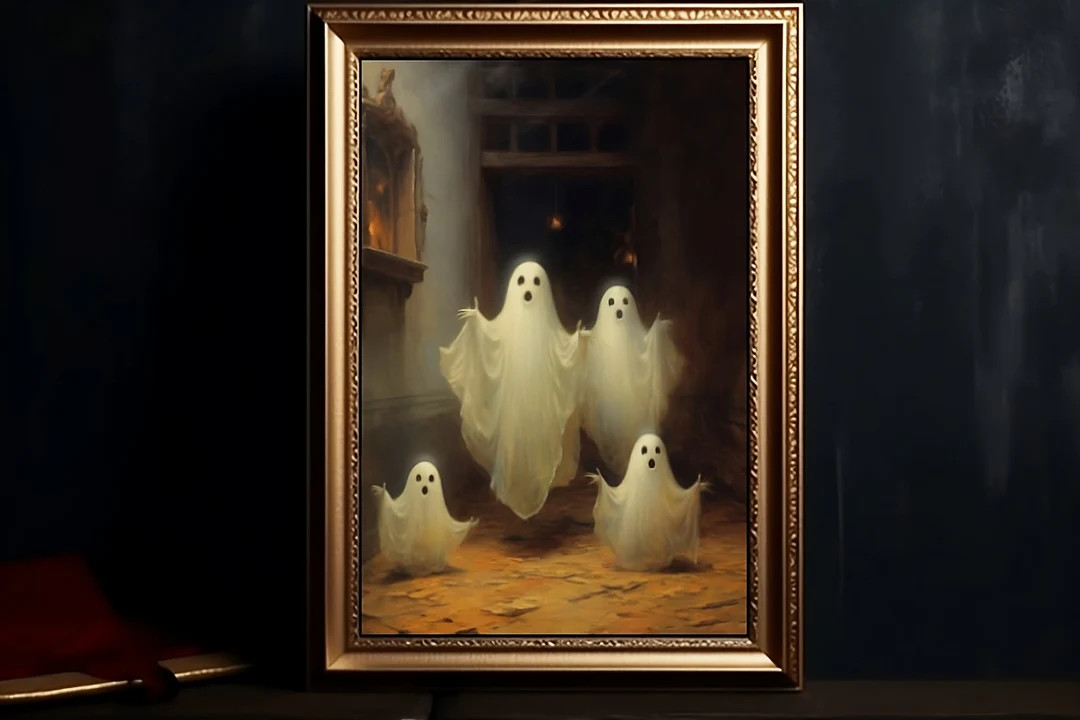 Ghosts in the House Gothic Victorian Digital Print Spirts - Etsy | Etsy (US)