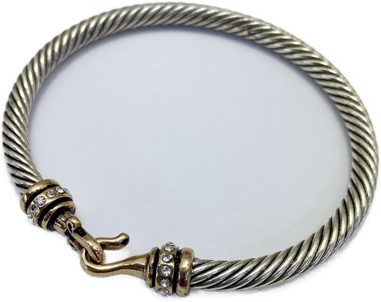 Bohemian Twisted Wire Round Shape Bracelet Pendant Beads Charms Elegant Shine Set HeALId03903 | Amazon (US)