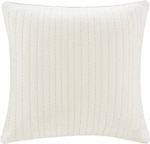 INK+IVY Single 100% Cotton Euro Sham - European Square Decorative Pillow Cover, Hidden Zipper Clo... | Amazon (US)