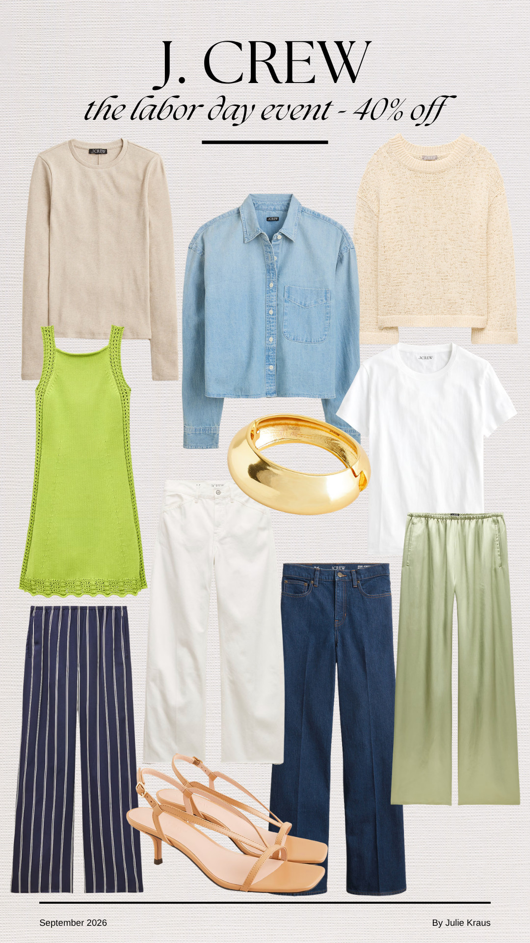 The J.Crew pieces worth adding to cart right now. They are having their Labor Day Event — 40% off your purchase on select items plus an extra 40% off sale styles. These are the finds I'd shop first. J.Crew Style • Stylist Picks • J.Crew Sale • Labor Day Sale 

 #LTKOver40 #LTKSaleAlert