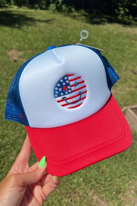 Just got this in for the 4th of July - and year round because who doesn’t wanna celebrate being an American all year?? 🇺🇸

summer fashion, 4th of July outfit, July 4th, trucker hat, red white and blue 

#LTKxWalmart #LTKStyleTip #LTKFindsUnder50