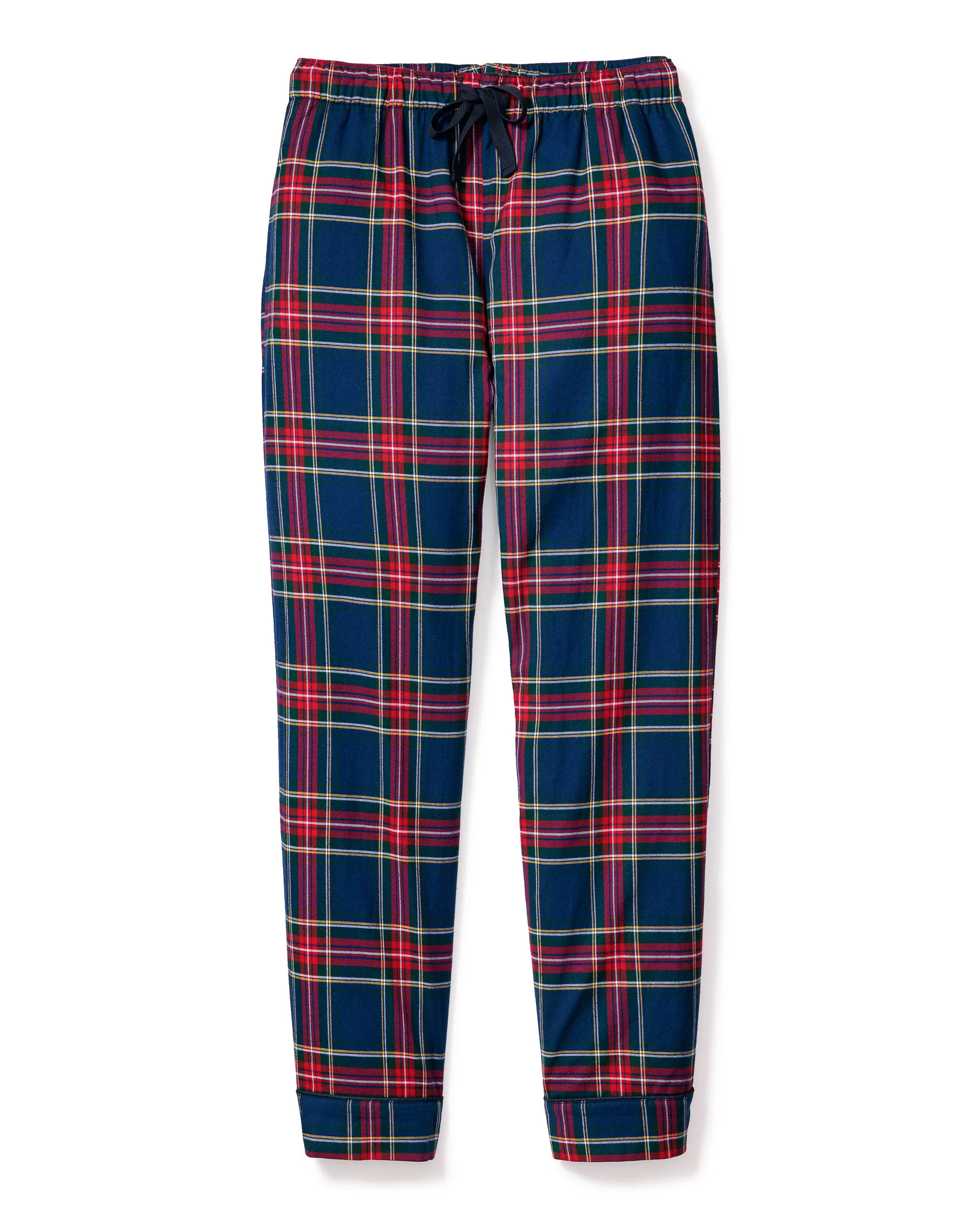 Women's Brushed Cotton Pants in Windsor Tartan | Petite Plume