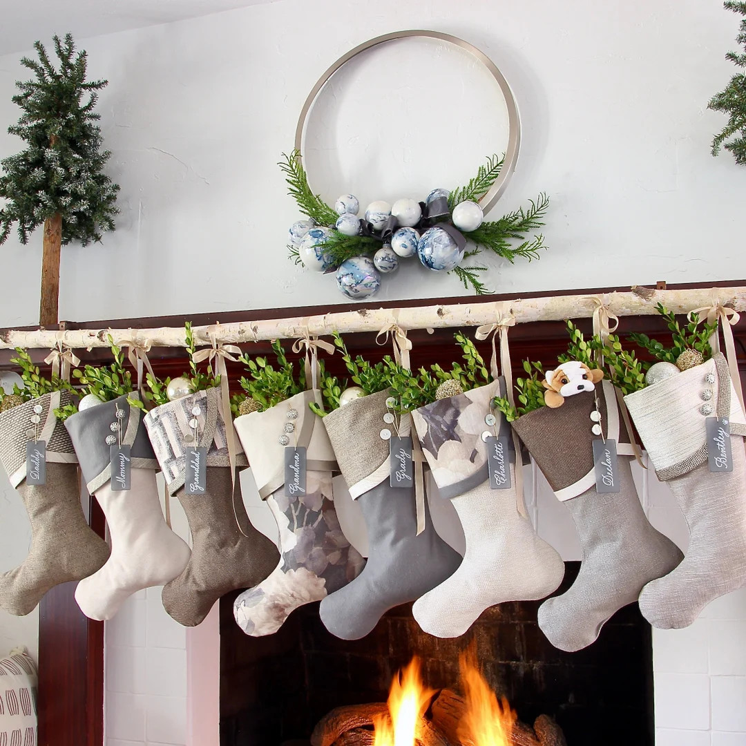 Moonlight in Central Park  Christmas Stockings in All the - Etsy | Etsy (US)