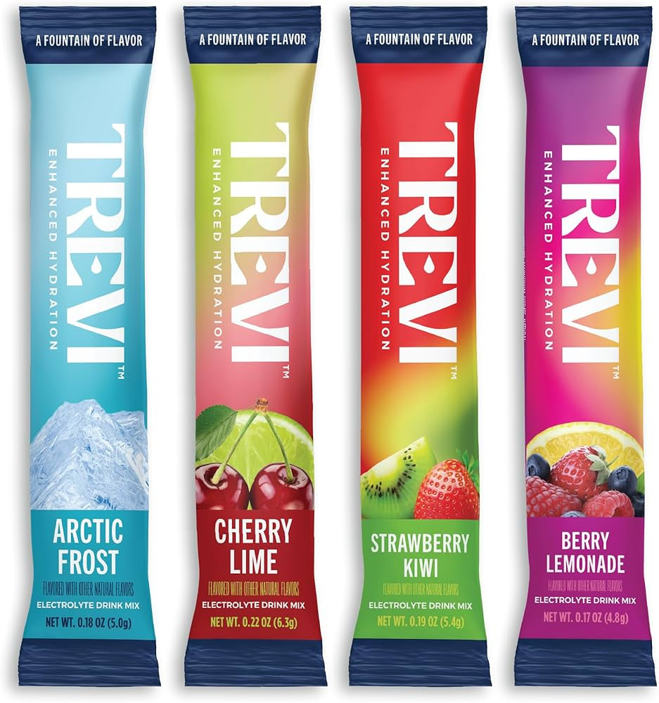 TREVI™ Sugar Free Electrolytes - Drink Mix Hydration Powder Packets - 28 Count - Favorites Vari... | Amazon (US)