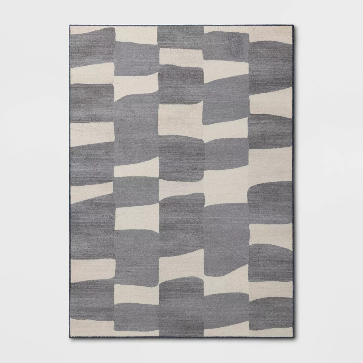 7'x10' Organic Shapes Area Rug Blue - Room Essentials™: Abstract Tufted, Fade & Stain-Resistant... | Target