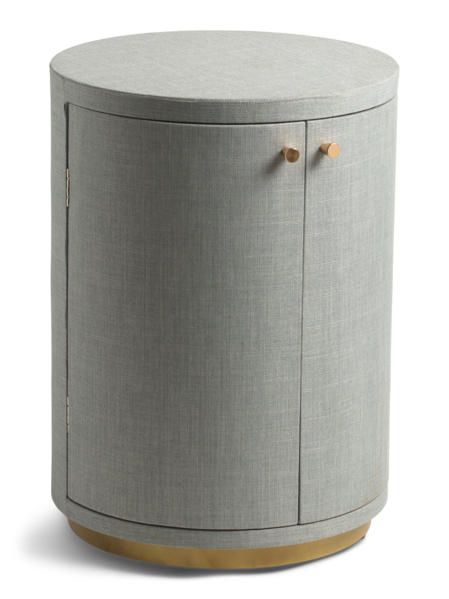 18in Linen Wrapped Isla Side Table | Bedroom | Marshalls | Marshalls
