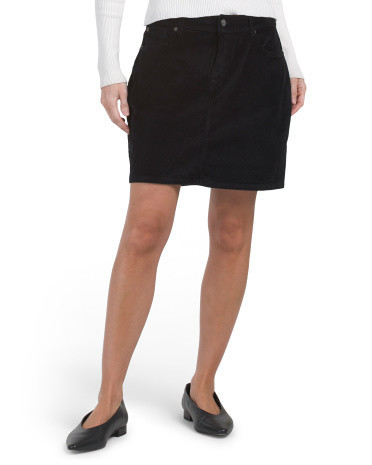 Goldie Stretch Corduroy Skirt for Women | Spandex/Cotton | Marshalls