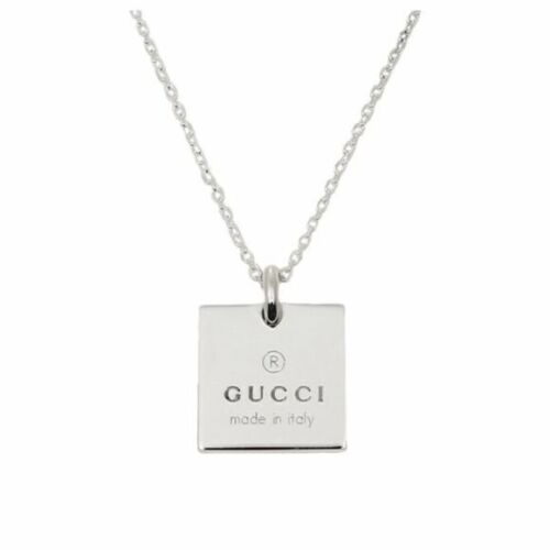 Gucci  Logo Square Pendant Necklace  | eBay | eBay US