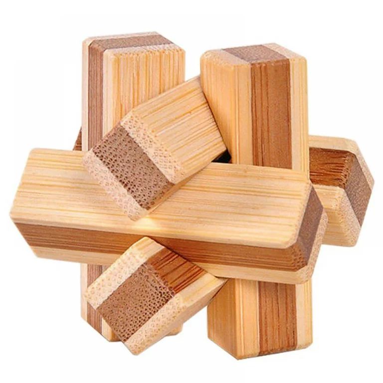 Wooden Puzzle Games Brain Teasers Toy- 3D Puzzles for Teens and Adults - Wooden Logic Puzzle Wood... | Walmart (US)