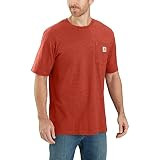 Carhartt Men's Loose Fit Heavyweight Short-Sleeve Pocket T-Shirt Closeout | Amazon (US)