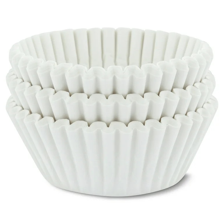 Great Value Cupcake Liners, White, 96 Ct - Walmart.com | Walmart (US)