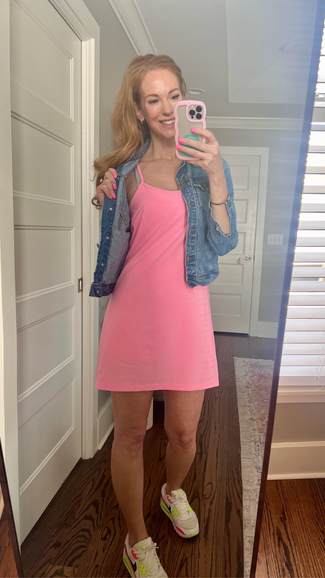 Saturday Momfit! This athletic dress from Target is so cute and comfortable! It has built in shorts with pockets and a bra. 
Perfect for tennis, watching kids sports or running errands! 

#LTKFindsUnder50 #LTKSeasonal #LTKActive