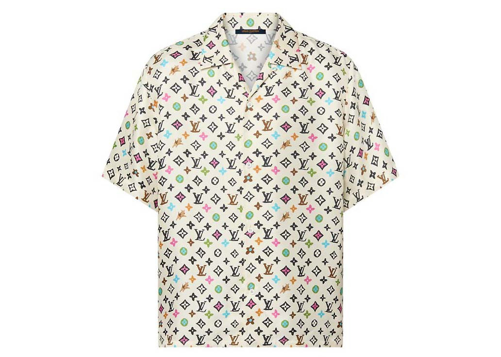 Men's Louis Vuitton by Tyler, the Creator Monogram Printed ShortSleeved Silk Shirt | StockX