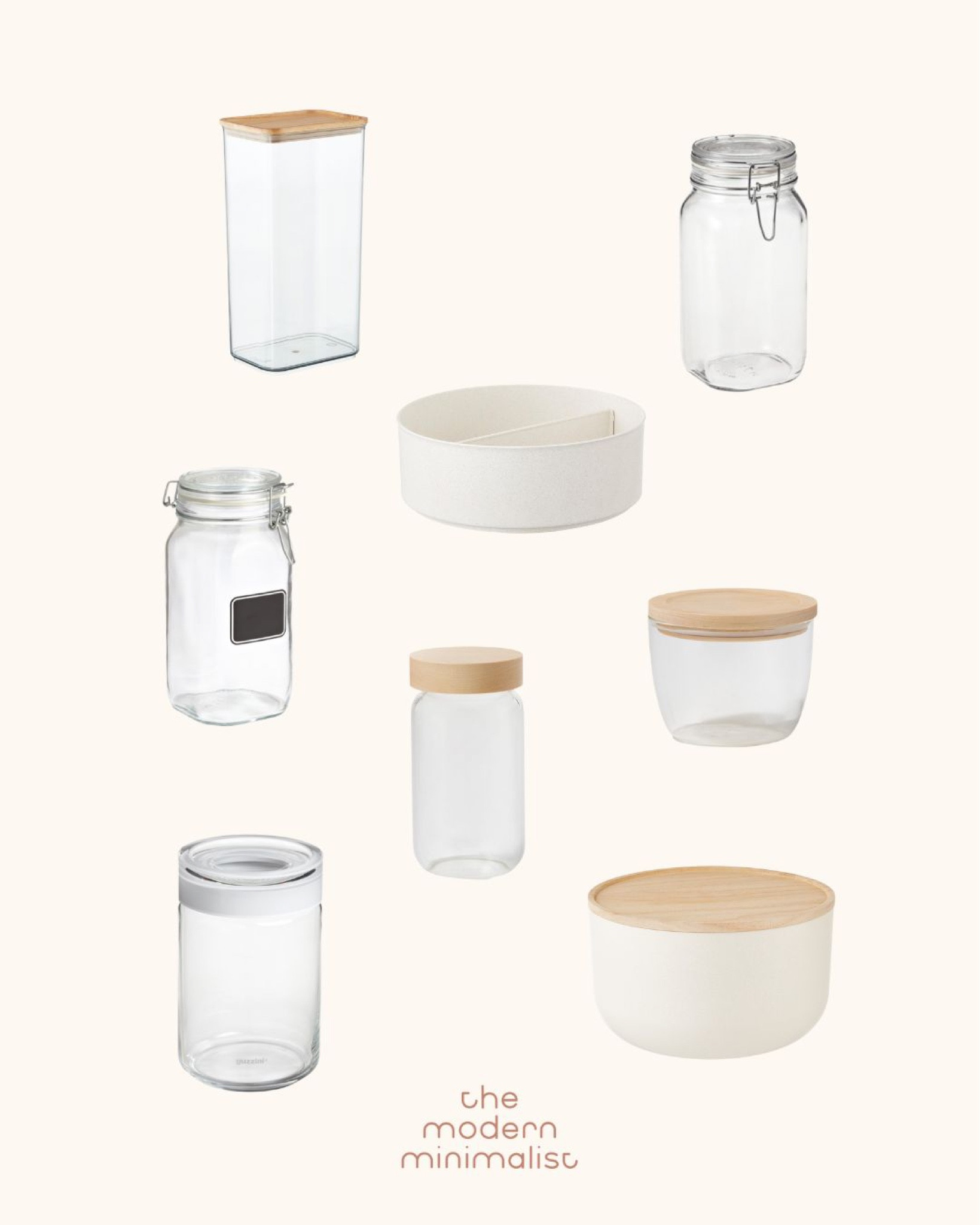 The Container Store Glass And Plastic Containers 