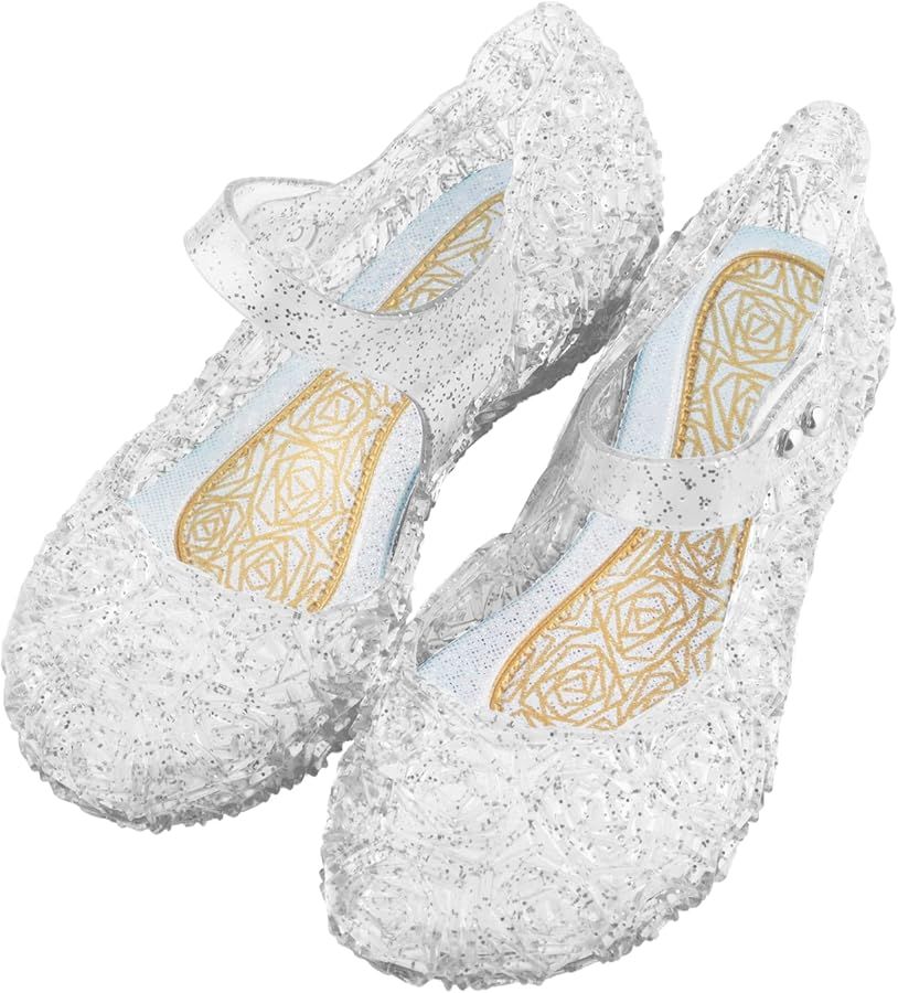 Flats Mary Jane Dance Party Cosplay Shoes, Snow Queen Princess Sandals for Little GirlsToddler, B... | Amazon (US)