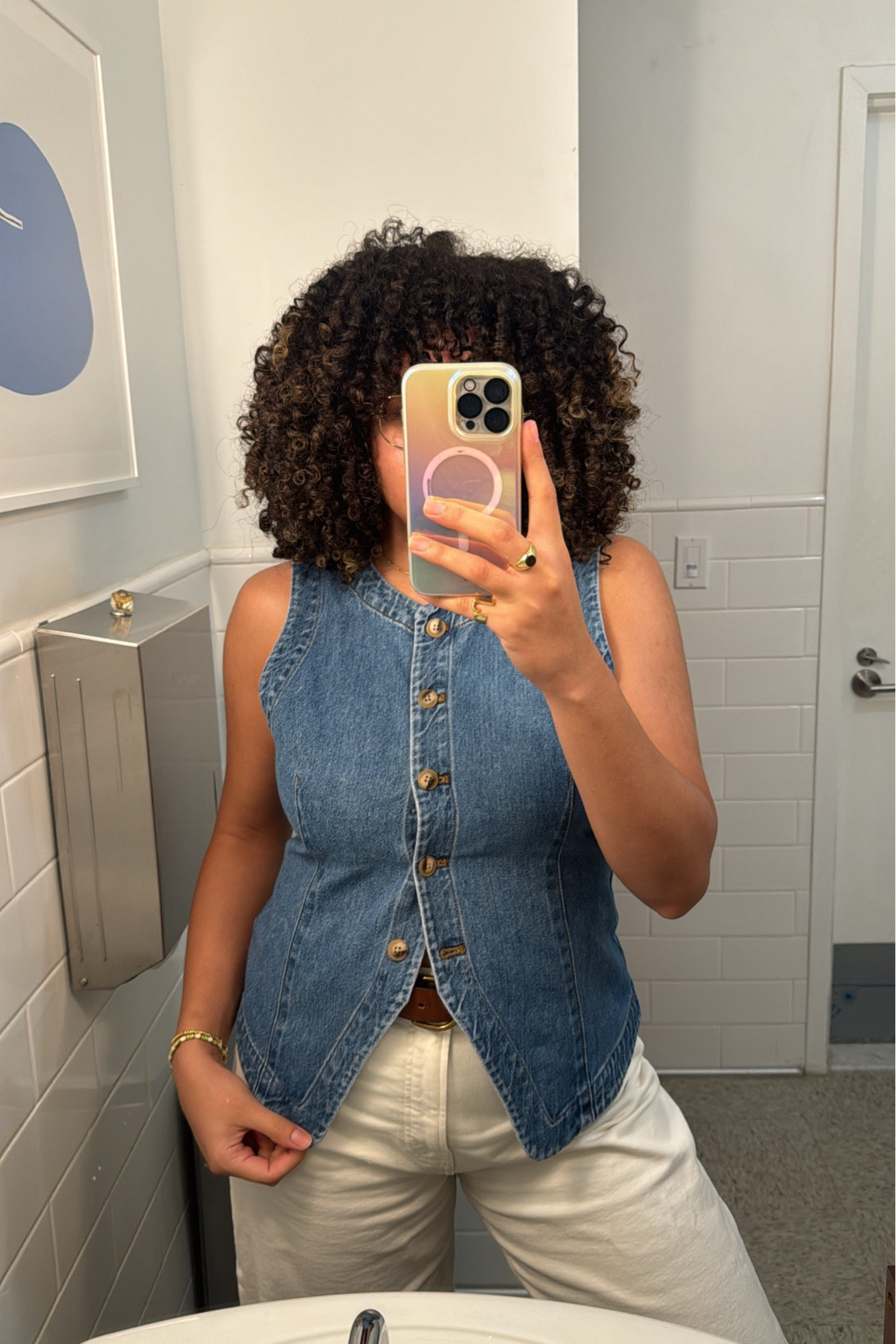 I just know this vest is going to be my most worn piece over the next few months!  currently sold out but linking just in case it comes back in stock again!

denim on denim, denim vest

#LTKWorkwear #LTKFindsUnder100 #LTKMidsize