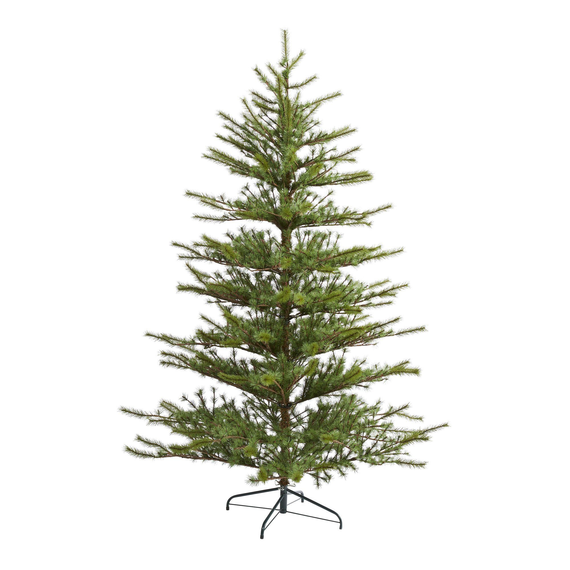 7’ Vancouver Mountain Pine Artificial Christmas Tree with 374 Bendable Branches | Nearly Natura... | Nearly Natural