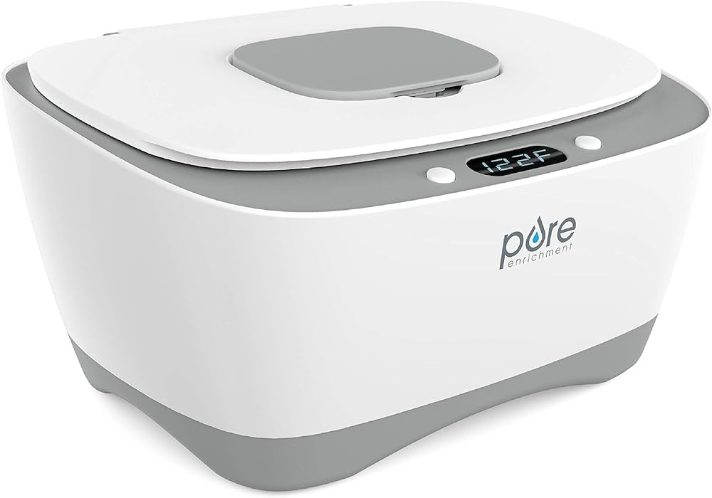 PureBaby™ Wipe Warmer with Digital Display - Easy-Feed Dispenser with 3 Heat Settings, LCD Disp... | Amazon (US)
