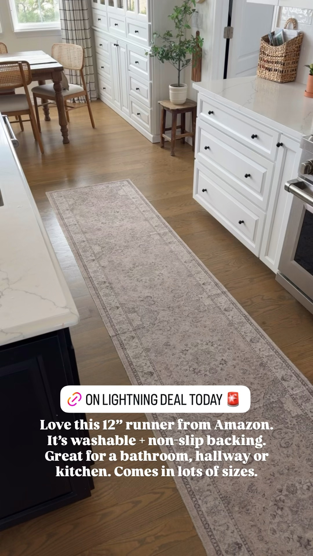 This 12 foot runner in our kitchen is on sale today! 

#LTKHome #LTKmomlife