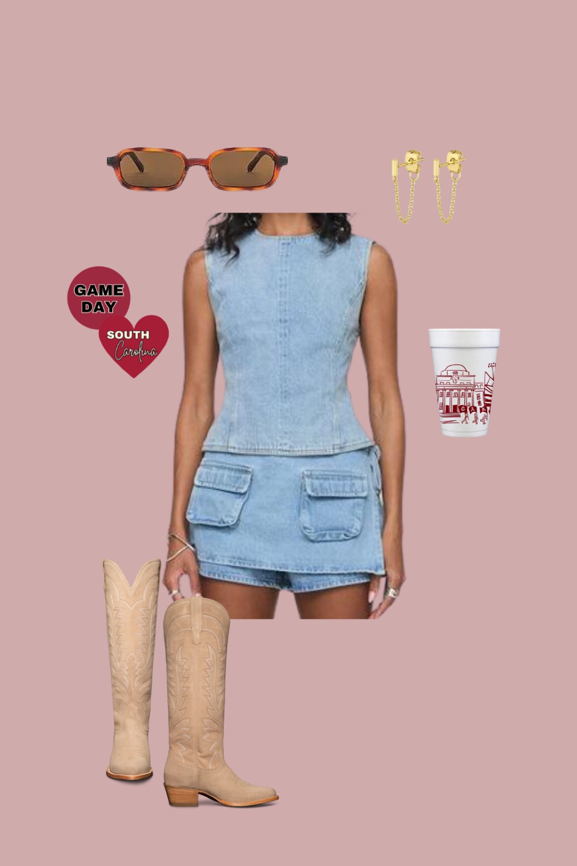 South Carolina college football Gameday outfit idea!! 

#LTKSeasonal #LTKStyleTip