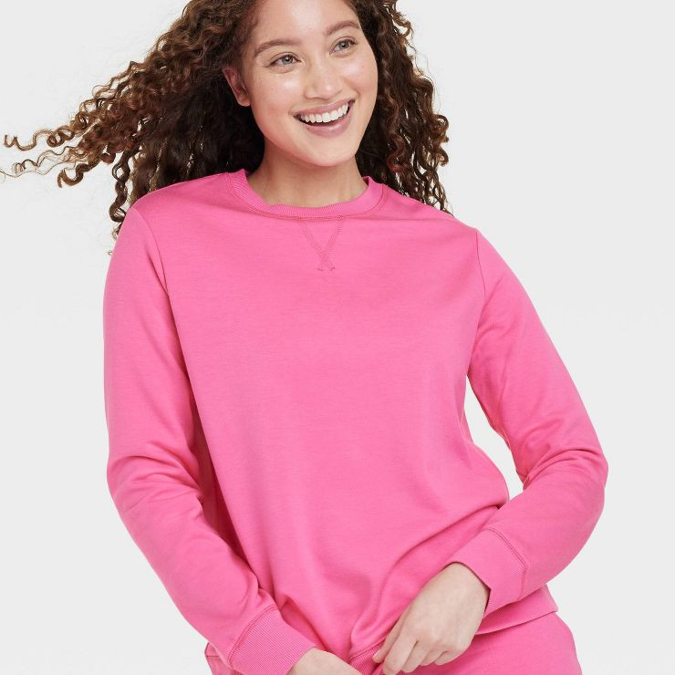Women's Beautifully Soft Fleece Sweatshirt - Stars Above™ | Target