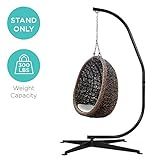 Best Choice Products Metal Hanging Hammock C-Stand for Chair, Porch Swing w/Weather-Resistant Finish | Amazon (US)
