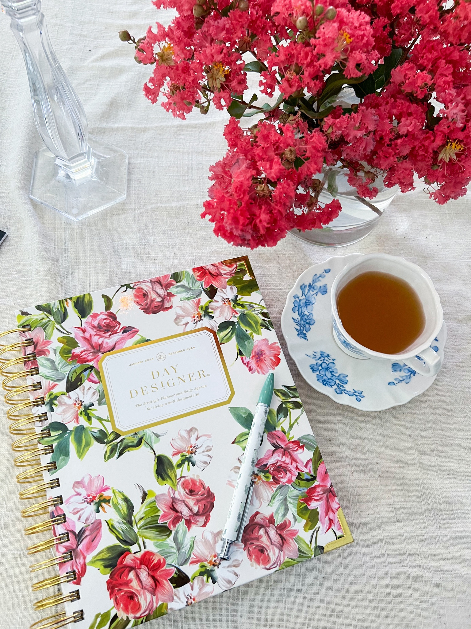 The Day Designer is one of my favorite planners for everyday use, helping me stay on top of my tasks with ease. What I truly love is that each page starts with an inspirational quote, giving me a little boost of thought-provoking positivity before I dive into my day.

And let's talk about the cover—just look at that gorgeous floral design! It's so inviting, making me excited to open my planner and actually use it every day. Whether you're a busy mom, a working professional, or someone looking to bring a little more order to your life, this planner comes with my highest recommendation.
As a special treat for my Daily Connoisseur community, you can use code CONNOISSEUR15 for 15% off your purchase.

#LTKSeasonal #LTKWedding #LTKBacktoSchool